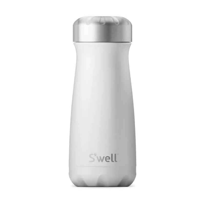 S'well Stainless Steel Traveler, 16oz, Moonstone, Triple Layered Vacuum Insulated Containers Keeps Drinks Cold for 24 Hours and Hot for 12, BPA Free, Easy Carrying On the Go - Image 1